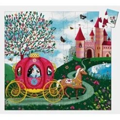 Djeco Puzzle Le Carrosse D'Elise 54 Pièces