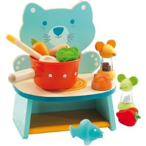 Djeco 06627 - Cuisinière En Bois : La Cuisinière De Félix 1 Djeco 06627 - Cuisinière En Bois : La Cuisinière De Félix