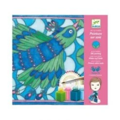 Djeco Peinture Sur Soie : Le Paon