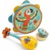 Djeco Set De Tambourin, Castagnette Et Maracas Animambo