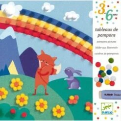 Djeco Tableaux De Pompons En Douceur