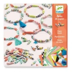 Djeco Set Perles De Papier Bracelets De Printemps
