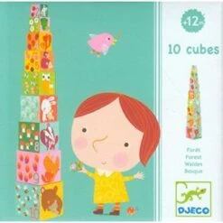 Djeco Cubes Forêt 10 Pièces