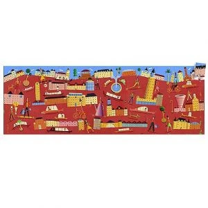 Djeco Puzzle La Ville Imaginaire + Poster 100 Pièces 1 Djeco Puzzle La Ville Imaginaire + Poster 100 Pièces