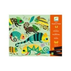 Djeco Coffret Pastel à L'huile Jungle Colorée