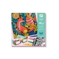 Djeco Coffret De Coloriage à Effet 3D Forêt Fantastique