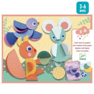 Djeco Kit Créatif - Créer Avec Du Papier - Ronds Et Ronds 1 Djeco Kit Créatif - Créer Avec Du Papier - Ronds Et Ronds