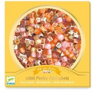 Djeco Coffret Perles Alphabet, Or 1 Djeco Coffret Perles Alphabet, Or
