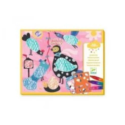 Djeco Coloriage Et Pochoir : Piou Piou & Co