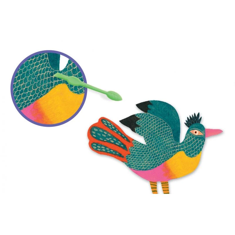 Atelier Pastel Gras "Farouches" Djeco 3 Atelier Pastel Gras "Farouches" Djeco – Image 3