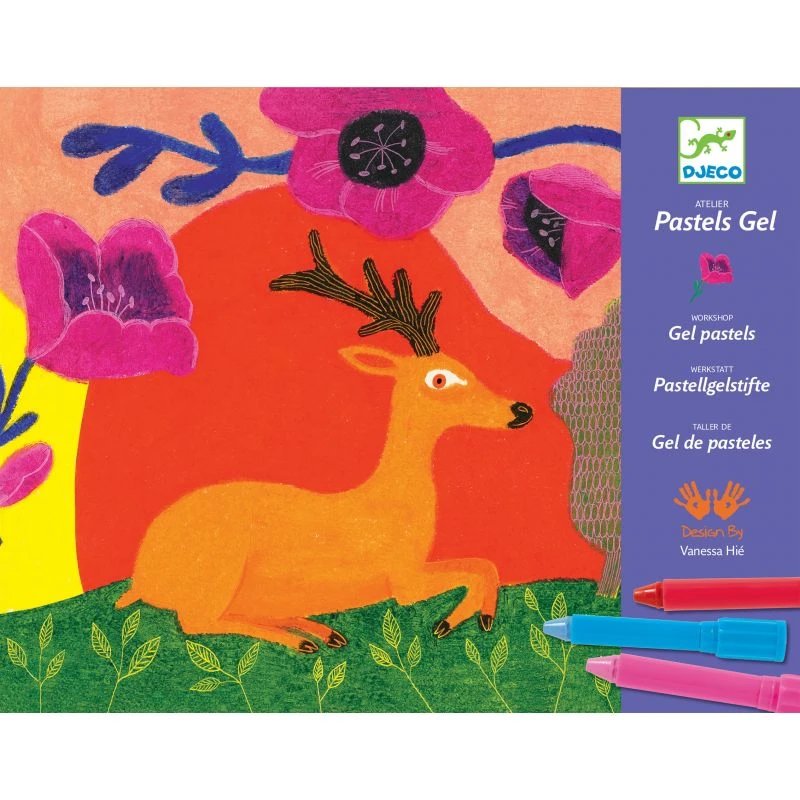 Atelier Pastel Gras "Farouches" Djeco 1 Atelier Pastel Gras "Farouches" Djeco