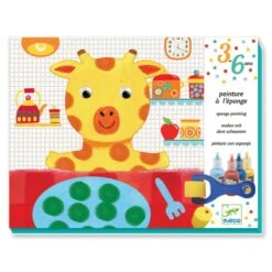 Djeco Peinture à L'éponge : Les Aventures Des Doudous