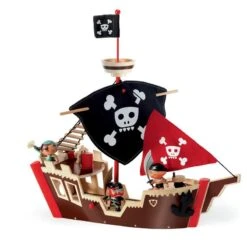 Djeco -Djeco petit pack bateau pirate djeco avec figurines 1